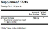 Full-Spectrum Chinese Skullcap 400 mg - 90 kapszula