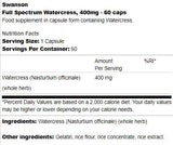Full Spectrum Watercress 400 mg 60 kapszula