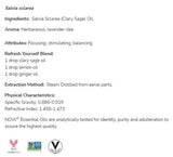 Clary Sage Oil | 100% Pure Salvia Sclarea - 30 ml - Nutra Best Europe