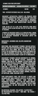 GRASSBERG C-vitamin 500 mg/60 kapsz