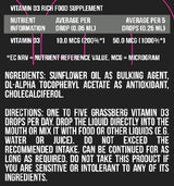 GRASSBERG D3-vitamin cseppek 400 NE 50 ml