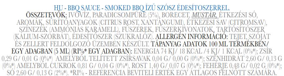 Fokhagyma szósz | Keto Friendly Zero Calorie 350 ml