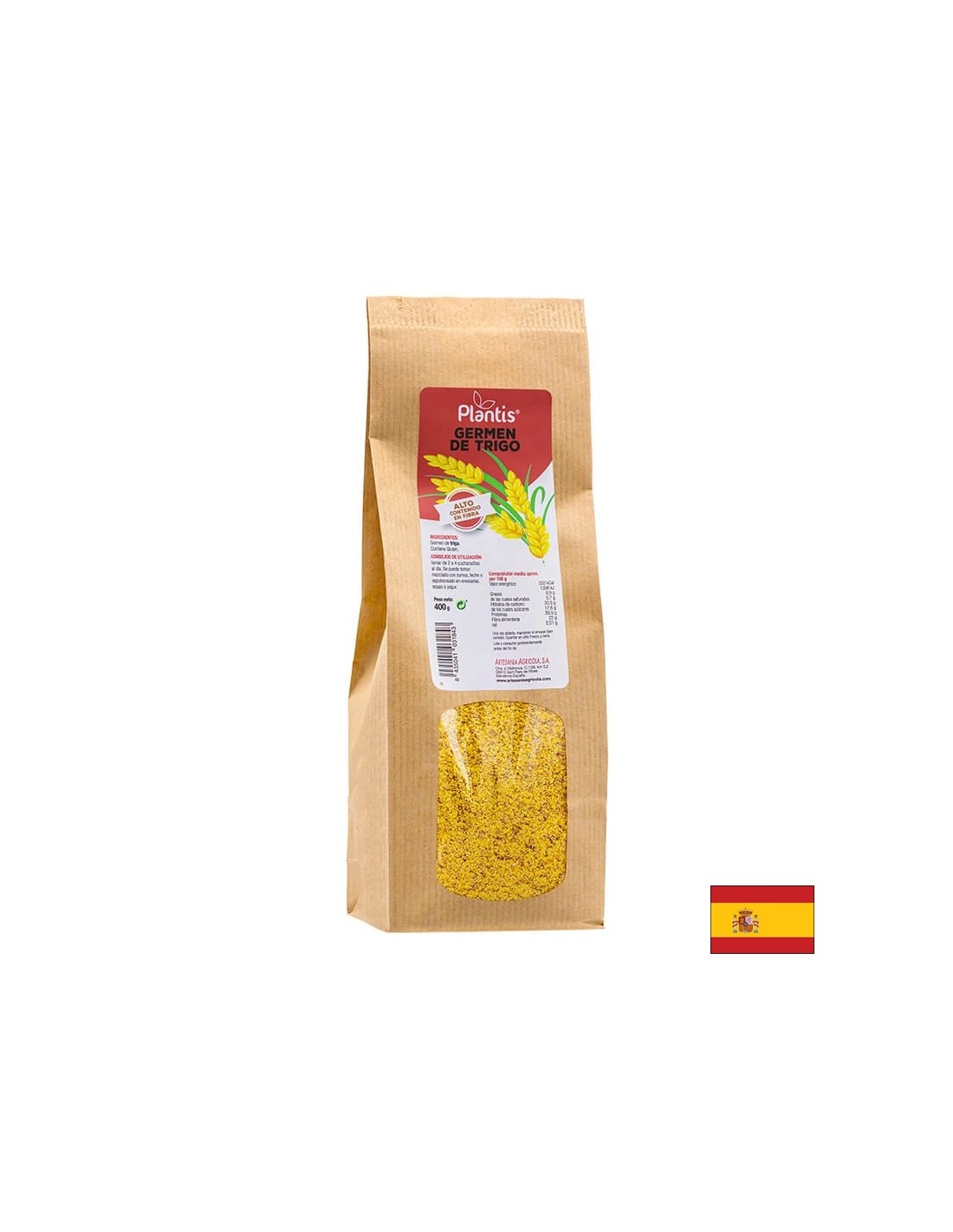 Búzacsíra (nyers) - általános erősítő és tonizáló hatás - Germen De Trigo, 400 g