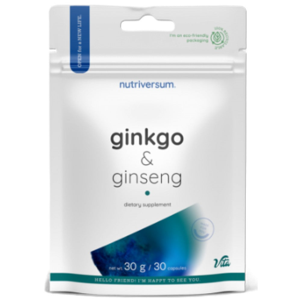 Ginkgo + Ginseng | Ginkgo Biloba 250 mg + szibériai ginzeng 400 mg - 30 kapszula