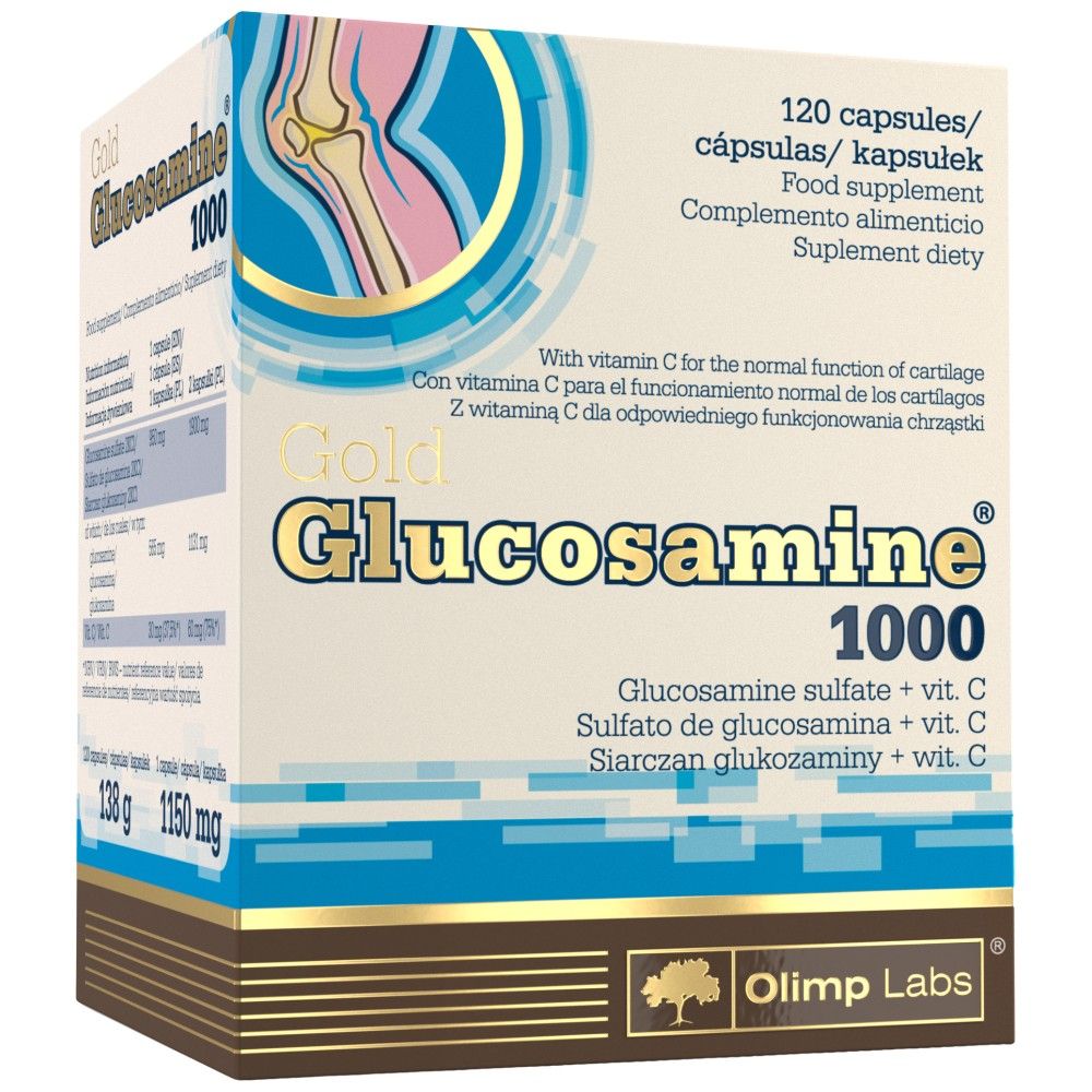 Gold Glucosamine 1000 - 120 capsules - Nutra Best Europe