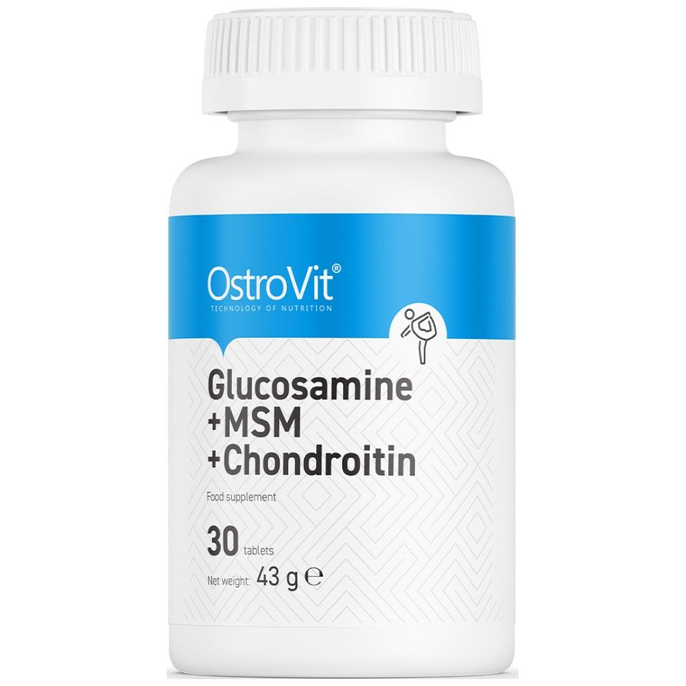 Glucosamine + MSM + Chondroitin - 30 Tablets - Nutra Best Europe