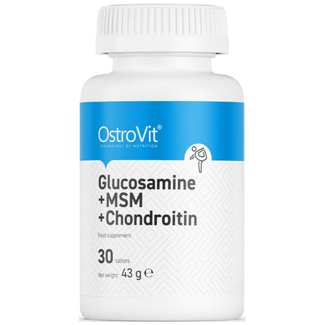 Glucosamine + MSM + Chondroitin - 30 Tablets - Nutra Best Europe