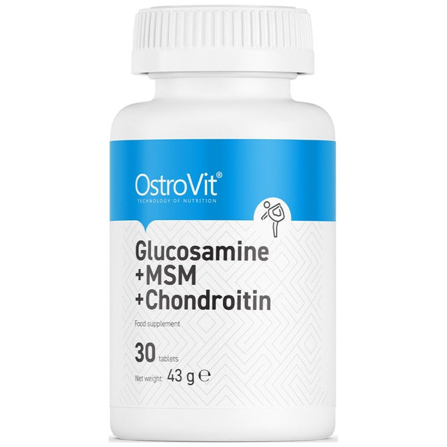 Glucosamine + MSM + Chondroitin - 30 Tablets - Nutra Best Europe
