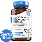 Glükózamin-kondroitin /180 kapszula, 90 nap/ kurkumával, gyömbérrel & C-vitamin <tc>Nutravita</tc>