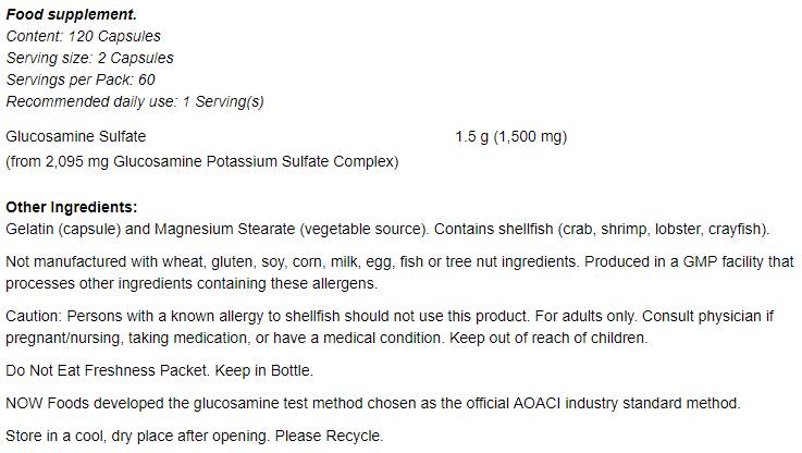 Glükózamin-szulfát 750 mg - 240 kapszula