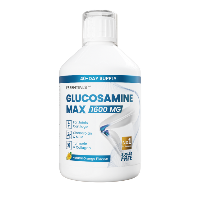Glucosamine MAX with collagen type 2, MSM, Chondroitin (40/20 doses, 500 ml) - Nutra Best Europe
