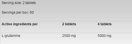 Glutamin 1250-120 tabletta