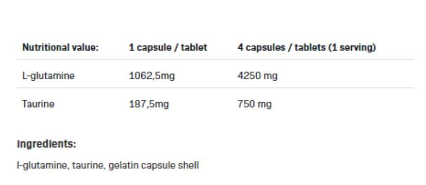 Glutamin 1250 XtraCaps - 360 kapszula