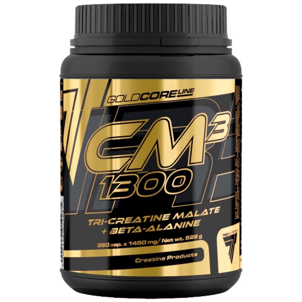 Gold Core CM3 1300 | Tri-Creatine Malate Caps - 90 kapszula