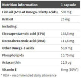 Arany Omega 3 65% + Krill Olaj 60 kapszula
