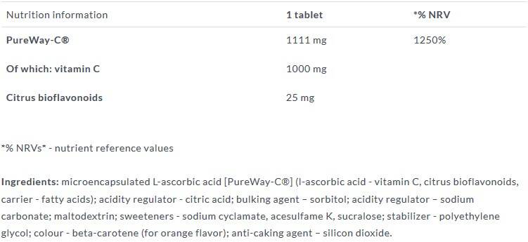 Gold Vit C 1000/Pezsgő - 20 db pezsgőtabletta