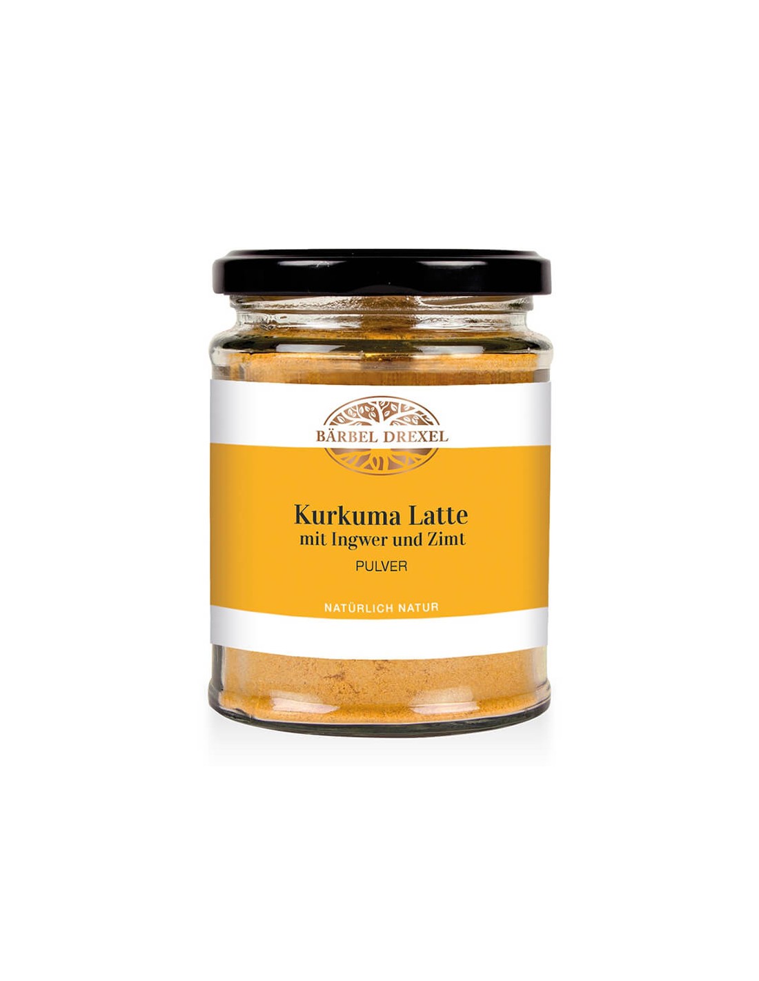 Golden Milk mit Kurkuma und Ingwer Pulver/Arany tej kurkumával és gyömbérrel/Por, 120 g <tc>Bärbel Drexel</tc>
