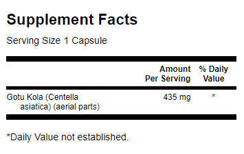 Gotu Kola 435 mg - 60 kapszula