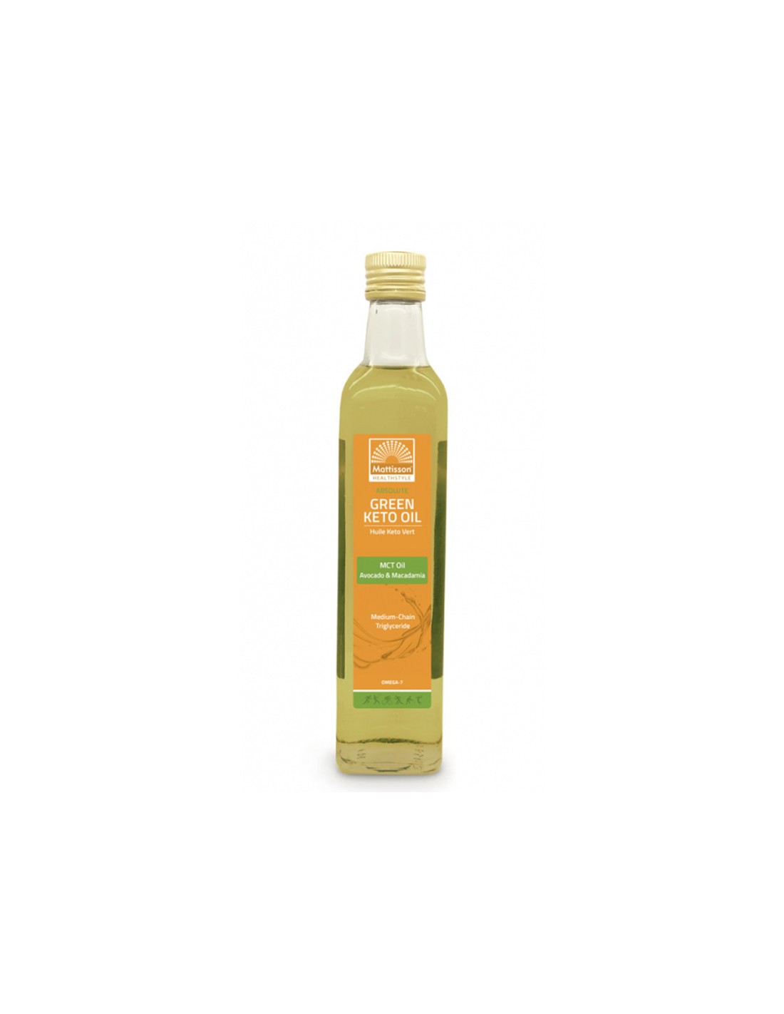 Szív- és érrendszerre - Zöld ketoolaj - MCT, avokádó és makadámia, 500 ml <tc>Mattisson Healthstyle</tc>