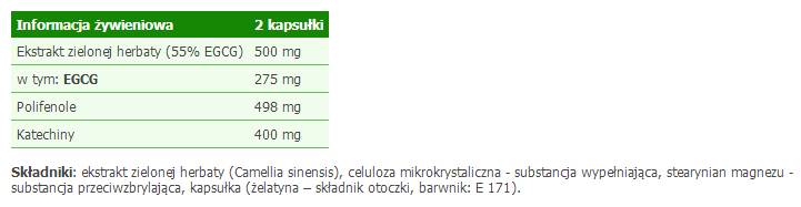 Zöld tea kivonat - 60 kapszula