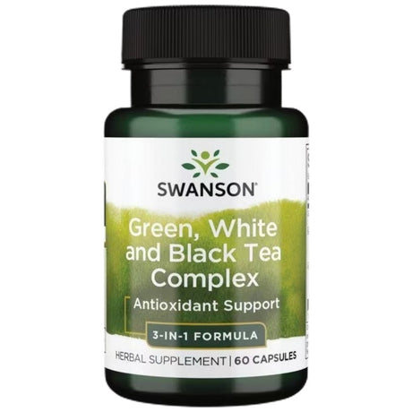 Green, White and Black Tea Complex - 60 capsules - Nutra Best Europe