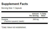 Guarana 500 mg - 100 kapszula