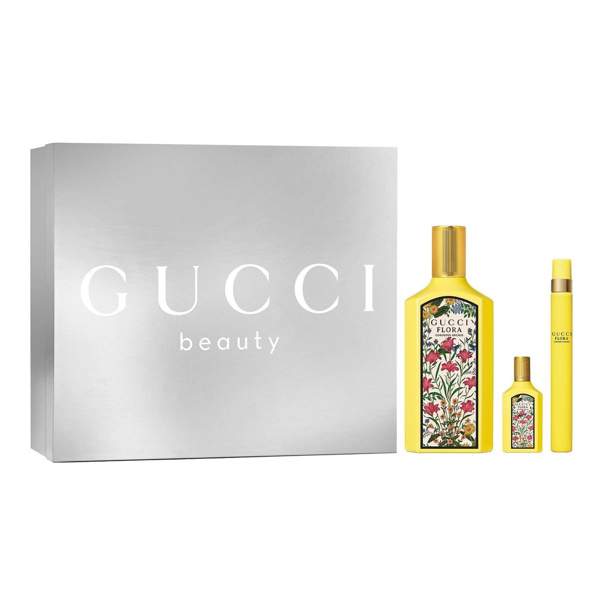Gucci Flora Gorgeous Orchid Eau de Parfüm 100 ml-es 3 részes készlet
