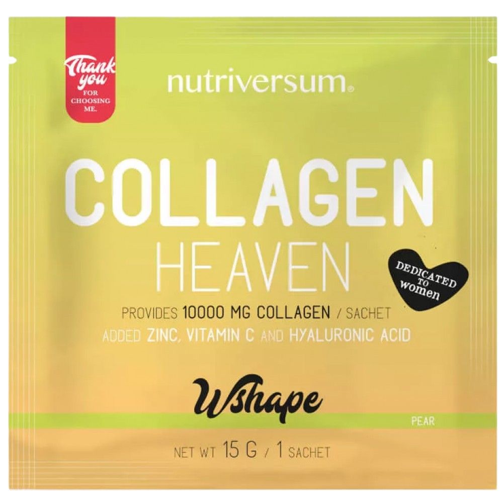 Collagen Heaven | added Zinc, Vitamin C and Hyaluronic Acid - 15 grams - Nutra Best Europe