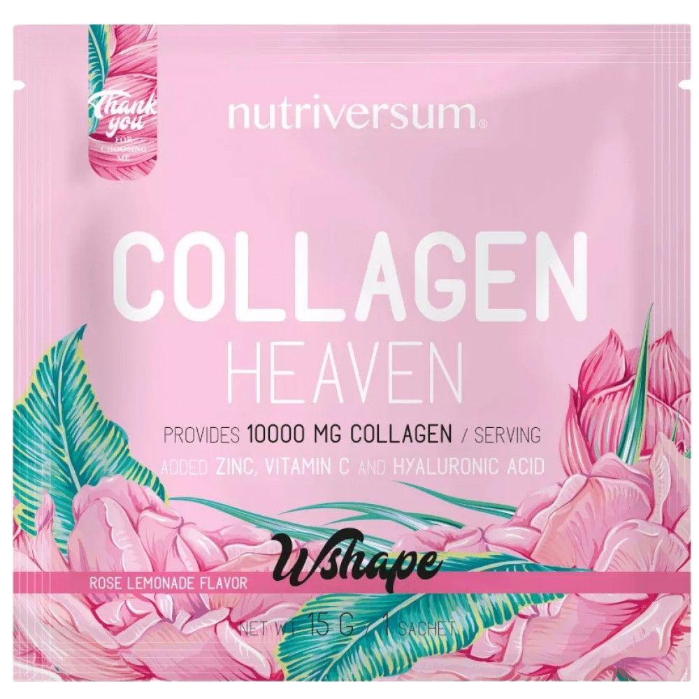 Collagen Heaven | added Zinc, Vitamin C and Hyaluronic Acid - 15 grams - Nutra Best Europe