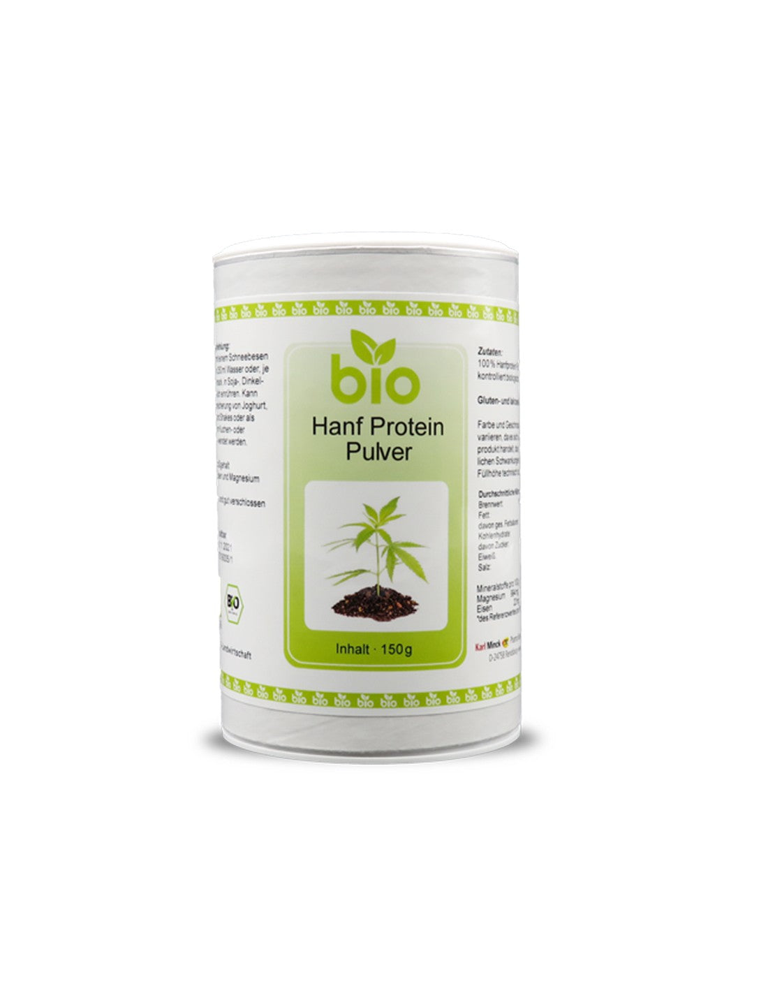 Hanf Protein Pulver - Kender fehérjepor, 150 g <tc>Karl Minck</tc>