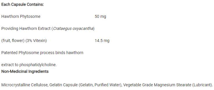 Hawthorn Phytosome 50 mg 60 kapszula