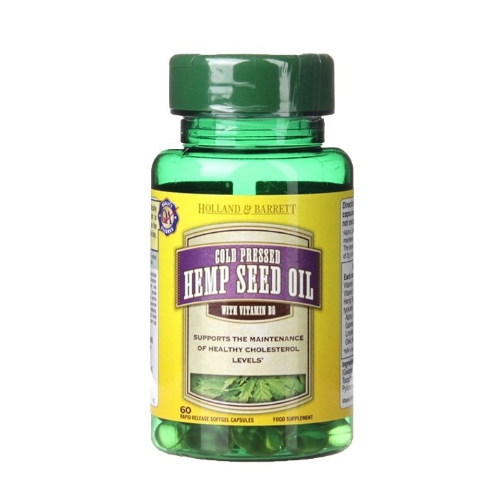 Конопено масло (kendermag olaj) 60 капсули HOLLAND & BARRETT