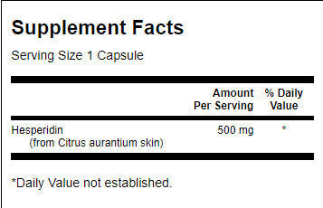 Heszperidin 500 mg - 60 kapszula