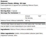 Hibiszkusz virág 400 mg 60 kapszula