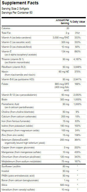 High Potency Softgel Multi - 120 gél kapszula