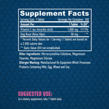 Nagy hatékonyságú C-vitamin 1000 mg csipkebogyóval 100 tabletta.