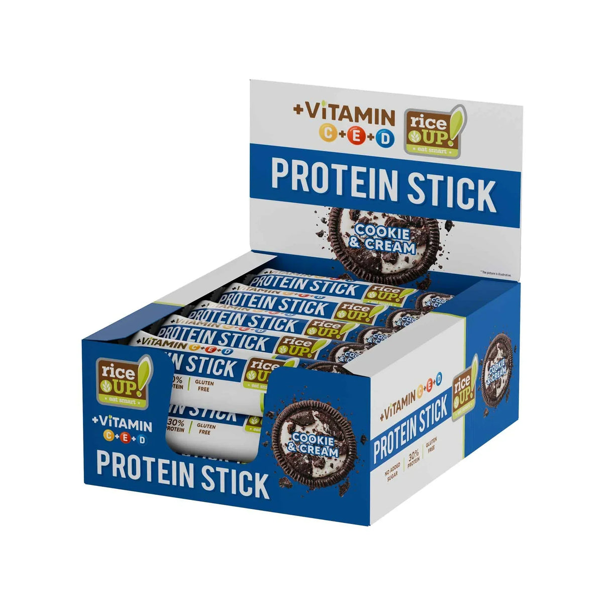Magas fehérjetartalmú szelet & Hozzáadott cukor nélkül - 15 x 40 g