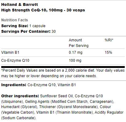 High Strength CoQ-10 100 mg - 30 kapszula