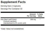 Szent bazsalikom kivonat (Tulsi) 400 mg - 60 kapszula