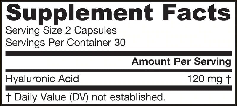 Hialuronsav 120mg - Hialuronsav 60 kapszula