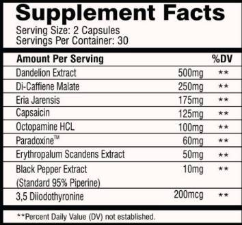 Hibrid | Thermogenic Pre-Workout - 60 kapszula