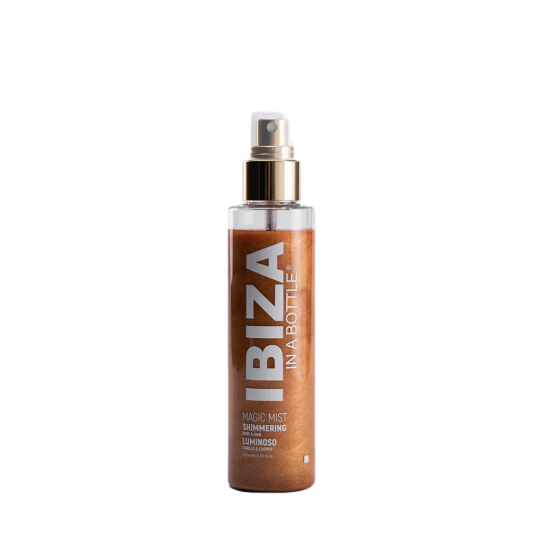 Golden hair and body spray with aloe vera MAGIC MIST - 150 ml - Nutra Best Europe