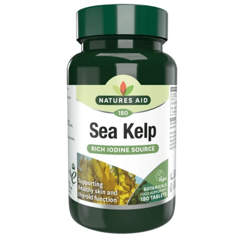 Sea Kelp (Iodine - 150mcg) 180 tablets NaturesAid - Nutra Best Europe