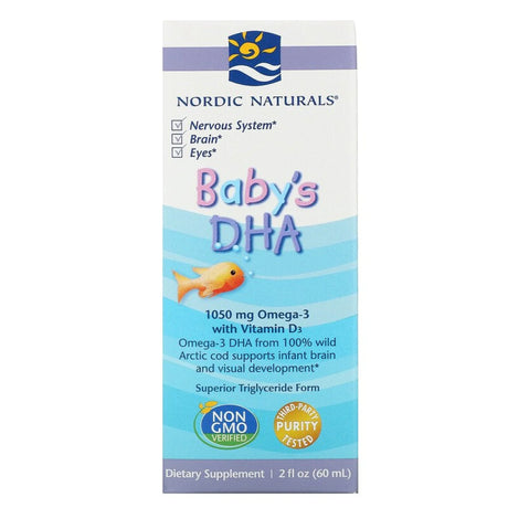 Baby's DHA | 1050mg Omega-3 With Vitamin D - 60 ml - Nutra Best Europe