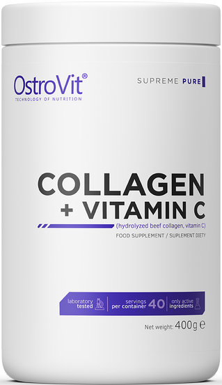 Collagen + Vitamin C / Powder - 400 grams - Nutra Best Europe