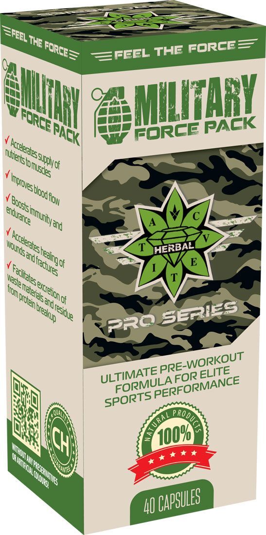 Military Force Pack - 40 capsules - Nutra Best Europe