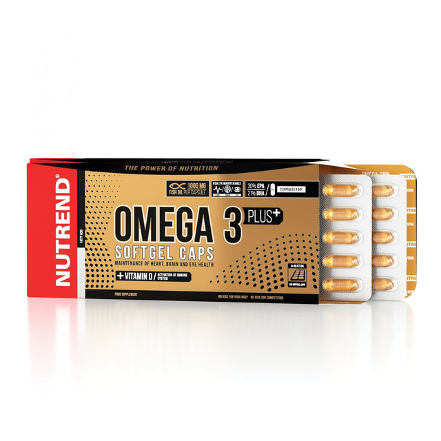 Omega 3 Softgel Caps 120 Gel capsules - Nutra Best Europe