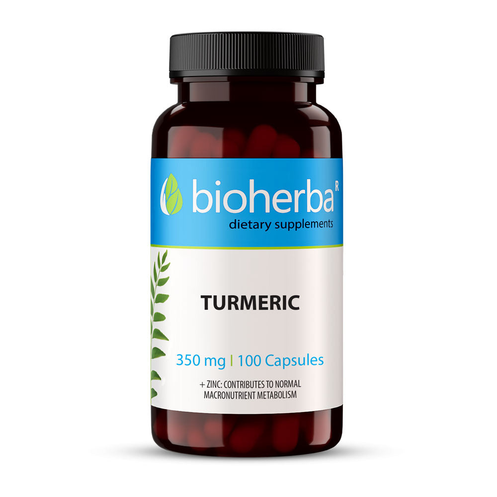 Turmeric 350 mg - 100 capsules - Nutra Best Europe