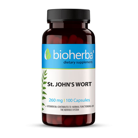 St. John's Wort 260 mg - 100 capsules - Nutra Best Europe