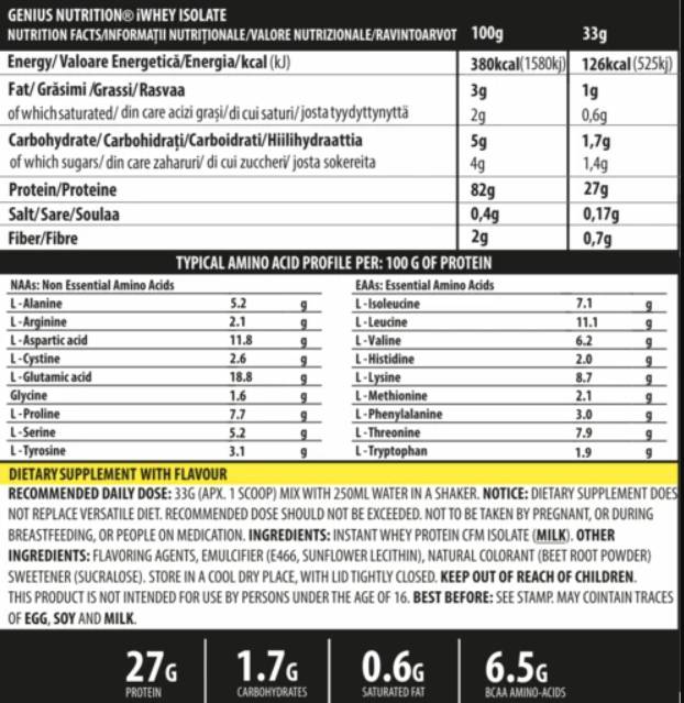 iWhey - 2000 grams - Nutra Best Europe